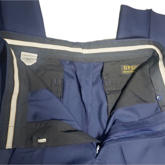 DPSC 34 R 30 in inseam Men's Blue Pants - Picture 3 of 5